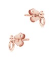 Lovely Shaped Silver Stud Earring STS-6354